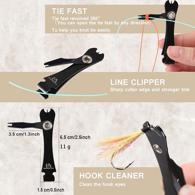 M MAXIMUMCATCH Maxcatch Fly Fishing Tools Kit and Accessories Combo Vest Backpack Assortment