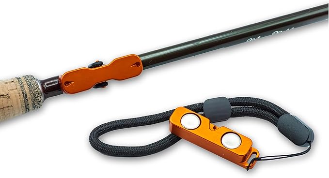 Cling Fishing Products Mag Grab Rod Rack Magnetic Fishing Rod Holder, Tippet Threader, Hook Keeper, Eye Cleaner for Fly Fishing