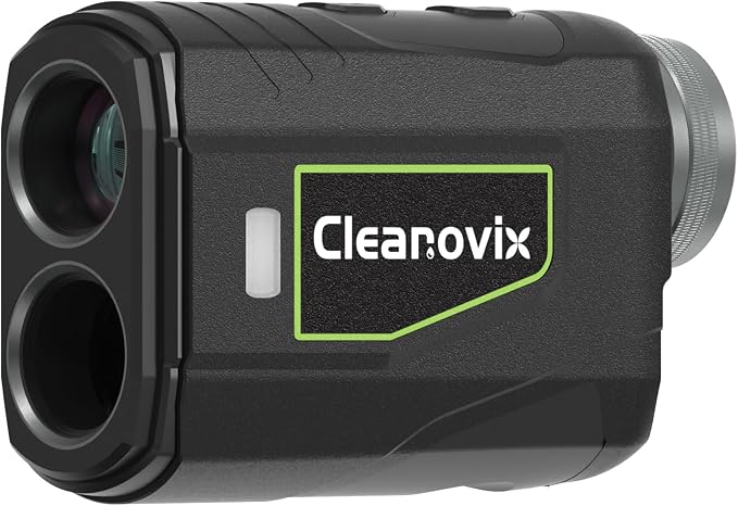 Golf Rangefinder & Hunting Range Finder with Slope Switch, 1300 Yards, 6X Magnification, Rechargeable Battery, Magnet Stripe, Flag Pole Locking Vibration, Golfing Accessories for Men