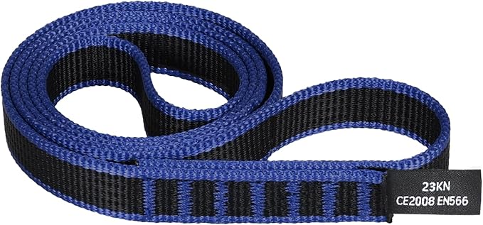 18mm Nylon Climbing Sling Runner 23KN CE2008/EN566 Certified - Webbing Straps for Outdoor Rock Climbing, Rappelling, Swing, Yoga Hammock etc