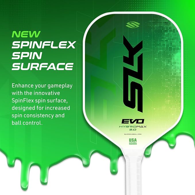 Selkirk Sport SLK Evo Pickleball Paddles | Evo Power, Control and Hybrid | Fiberglass or Carbon Fiber Pickleball Paddle