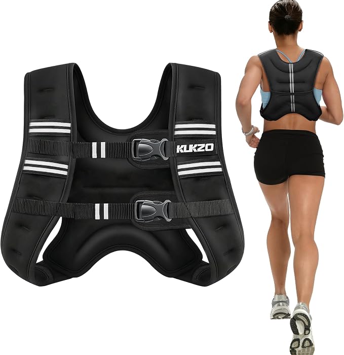 Weighted Vest Woman 6/8/12/16/20/25/30lb Weight Vest for Women Men Body Weight Vests for Walking Strength Training Running Workout Jogging Fitness
