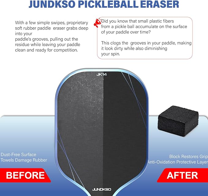 Pickleball Paddles Set of 2 - Composite Carbon Fiber Pickle Ball Paddle - USAPA Approved Pro Pickle Racket - Portable Outdoor Sports Equipment - Men's and Women's Training or Game Gift Set