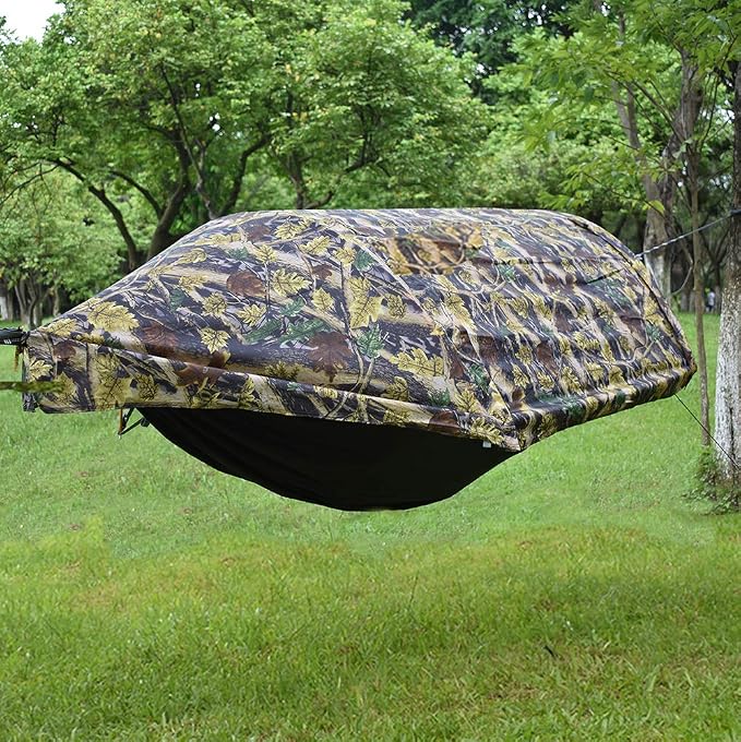 3 in 1 Hammock with Mosquito Net and Rain Fly Outdoor Hammocks Tents for Camping Backpacking Hiking