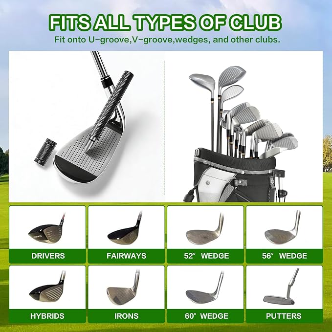 30Pcs Golf Accessories Kit with Towel, Club Brush & Groove Cleaner, Golf Balls, Tees, Score Counter, Ball Line Marker Tool, Divot Repair Tool Color Ball Markers Pen–Golf Gift for Men Golfers