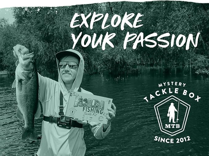 Catch Co Mystery Tackle Box Florida Freshwater & Inshore Elite Fishing Kit | 7-9 Freshwater & Inshore Saltwater Baits for Bass, Snook, Redfish & More – Includes Exclusive Florida Decal, Fishing Gifts