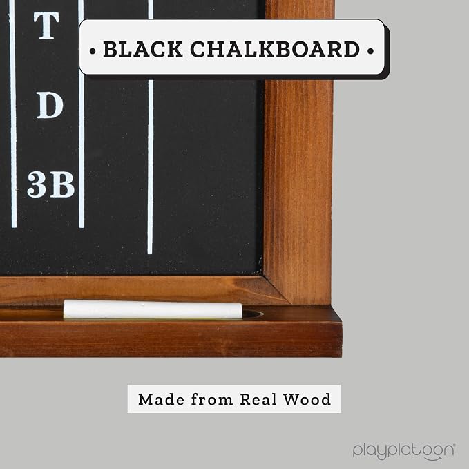 Play Platoon Dart Scoreboard & Darts Holder Wall Mount - Wood Score Board, Professional Darts Accessories, Dart Holder