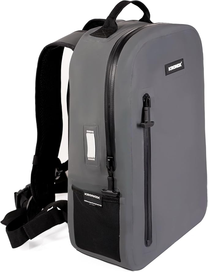 KRONOX 30L Waterproof Backpack for Men – IPX7 Submersible Dry Bag, Lightweight & Durable for Travel, Motorcycle, Kayak