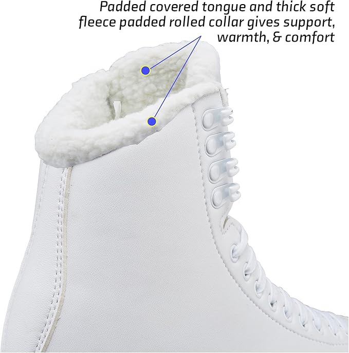 Jackson Classic Model 380/381 Figure Ice Skates for Women and Girls Bundle with Skate Guards Just Launched 2023