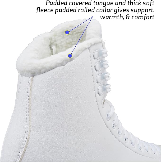 Jackson Classic Model 380/381 Figure Ice Skates for Women and Girls Bundle with Skate Guards Just Launched 2023