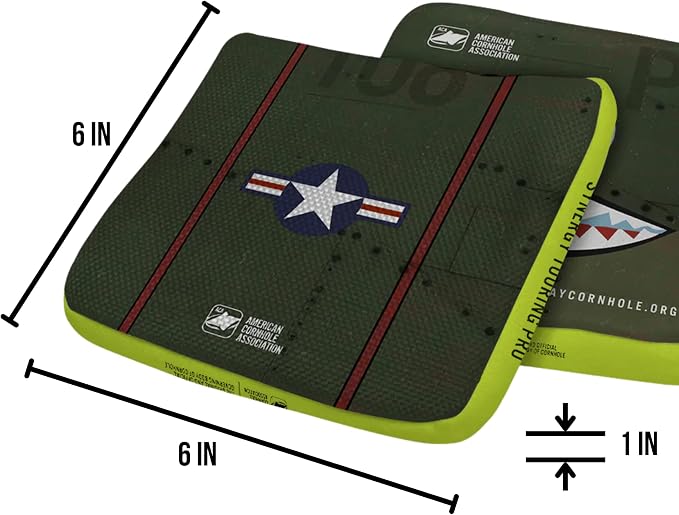 ACA Synergy Edge Professional Cornhole Bags Dual Sided 6x6 Bomber