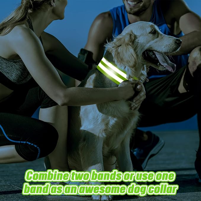 150 Pieces Reflective Arm Bands for Night Walking Ankle Band for Runners Reflective Wrist Band Cycling Running Gear Reflector High Visibility Tape Straps