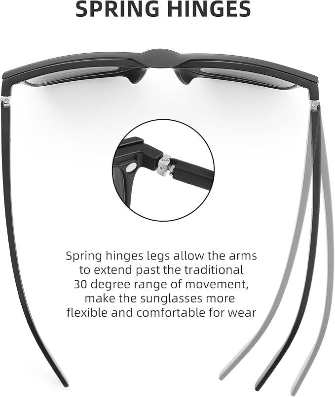 JIM HALO Magnetic 5Pcs Polarized Clip-on Sunglasses Plastic Frame for Night Driving