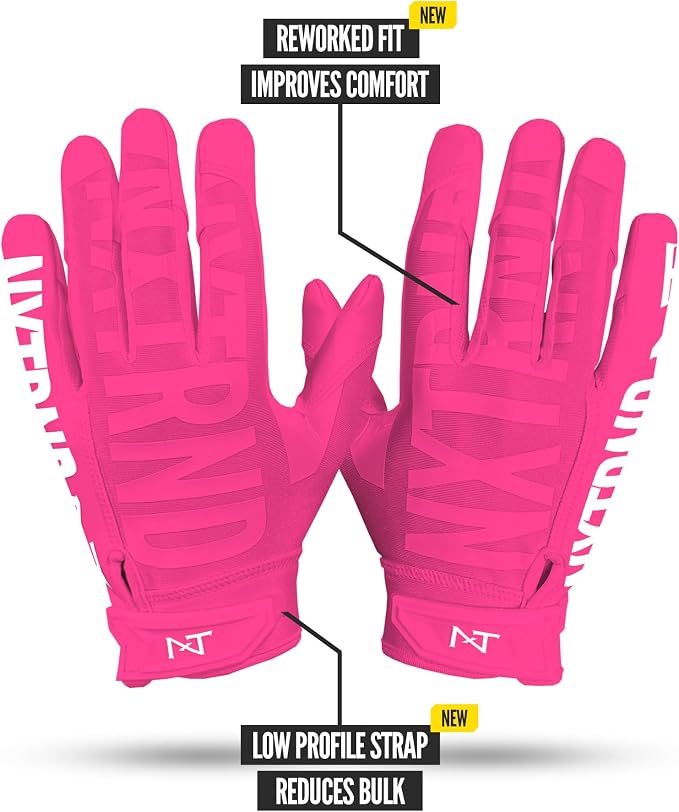 Nxtrnd G1 Pro Men's Football Gloves, Adult Sticky Receiver Gloves