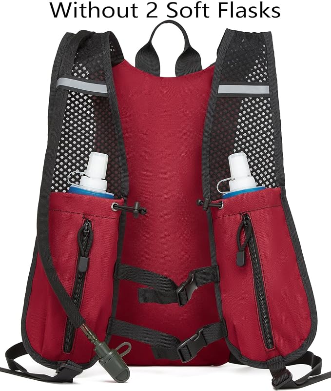 Insulated Hydration Pack Hiking Water Backpack Running Vest with 3L TPU Bladder Bag for Marathon Cycling Men