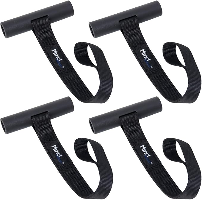 Quick Hood Loops, Mind and Action Kayak Tie Down Anchor Straps, Canon Transport Accessories for Car Hoods and Trunks(4 Pack)