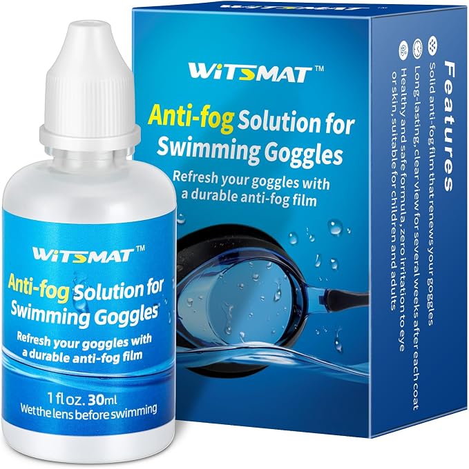 Professional Anti-Fog Spray for Swim Goggles and Scuba Masks – Up to 20-Day Long-Lasting Defogging