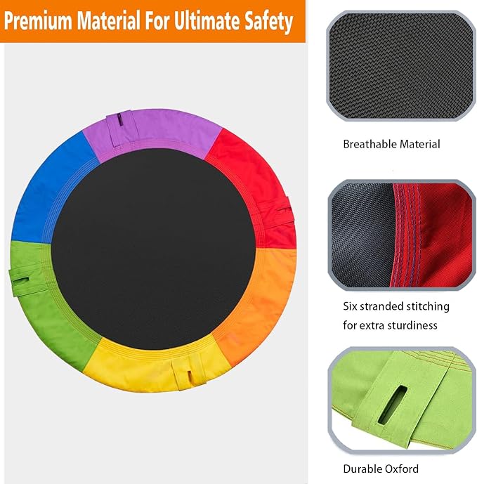 Only Fits 43-Inch Tree Swing Replacement Fabric，Saucer Swing Replacement Cover，Round Saucer Swing Seat Cover, Oxford Fabric（Cushion Cover only, Swing Frame not Included.）