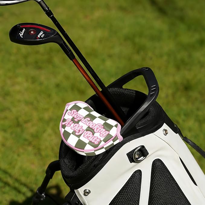 Craftsman Golf Club Cover Golf Head Cover for Driver Fairway Hybrid/Utility Woods Headcover Set Putter Head Cover for Mallet Blade DF3