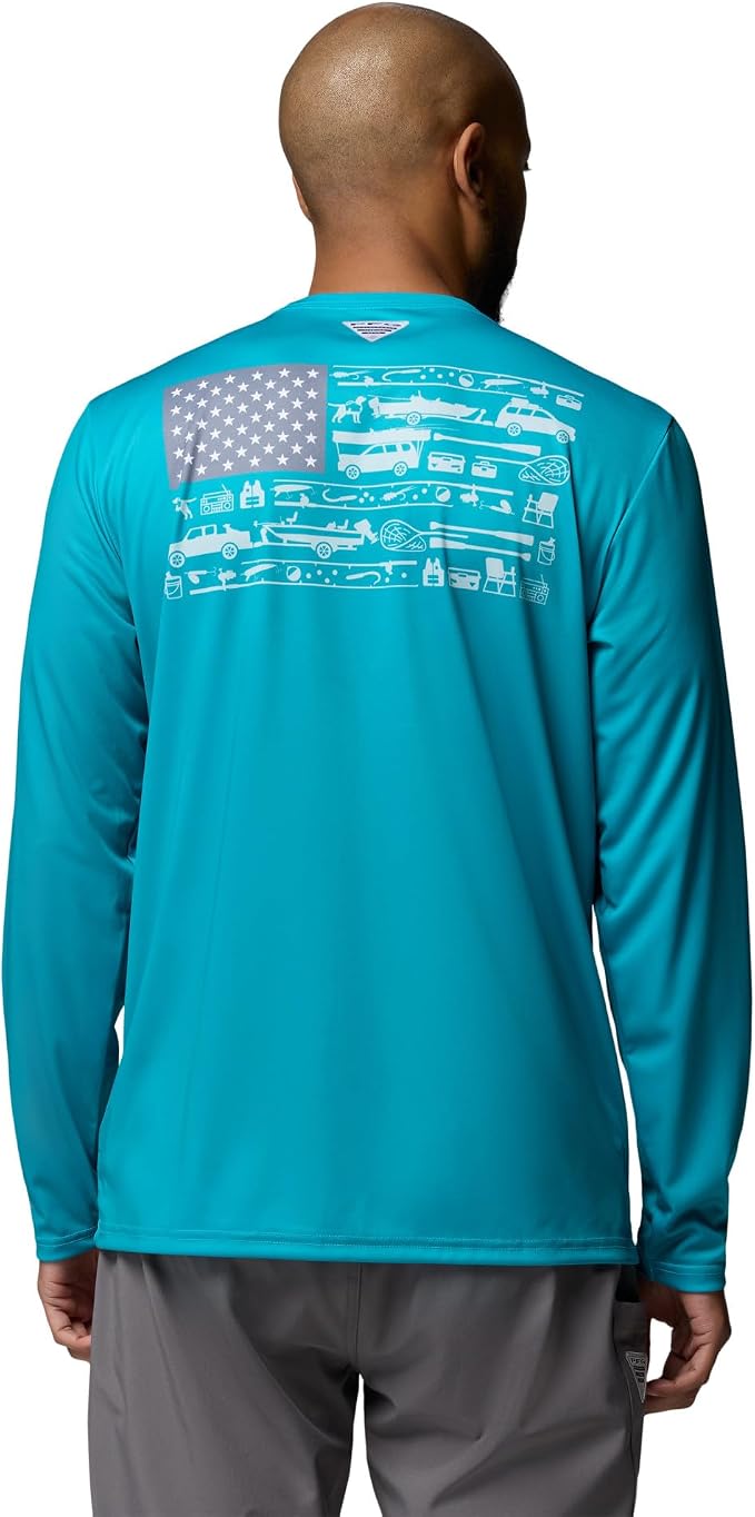 Columbia Terminal Tackle PFG Fish Flag Long Sleeve