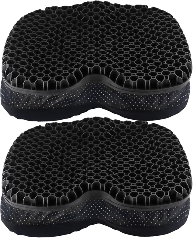 Anti-Slip Kayak Seat Cushion, Waterproof Thicken Gel Kayak Seat Pad with Non-Slip Cover, Canoe Seat Cushion Kayak Accessories Kayak Canoe Boat Equipment