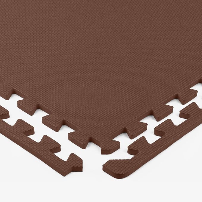 Flooring Inc's Puzzle Exercise Mats, EVA Foam Interlocking Floor Mats for Protective, Cushioned Workout Flooring for Home and Gym Equipment, Multiple Sizes & Colors
