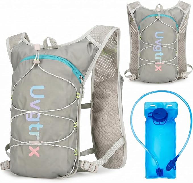 Hydration Vest Backpack with 2L Water Bladder, Lightweight Breathable Run Pack for Cycling Hiking Climbing Running