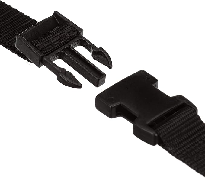 Seachoice Boat Cover Tie Down Strap Down Kit, Black, Includes 12 Straps