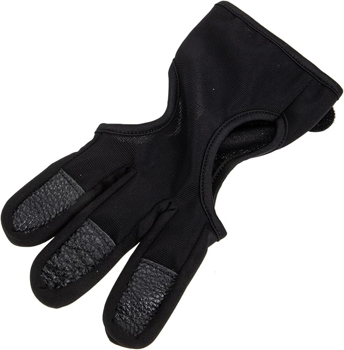 Yardwe 2pcs Archery Finger Stall Gloves Professional Archery Equipment Supply Accessory Professional