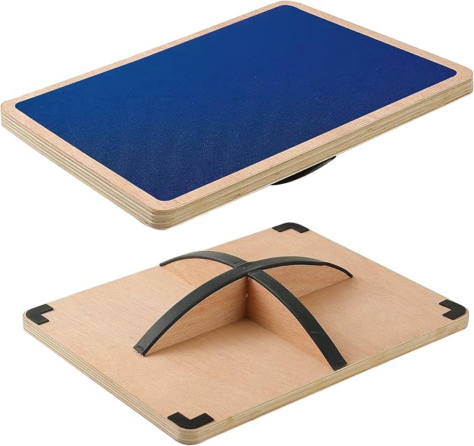 Juoe 360° Non-Slip Balance Board Professional Wobble Board for Adults,up to 350 Ibs for Physical Therapy,Under Desk,Core Strength, Stability,Office Wobble Boards