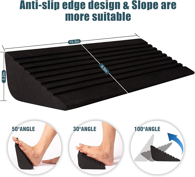 Ankle Balance Boards,Ankle Strengthener,Calf Stretcher,Achilles Stretcher,Slant Board for Calf Stretching,Calf Stretcher for Physical Therapy Equipment Plantar Fasciitis,Achilles Tendonitis
