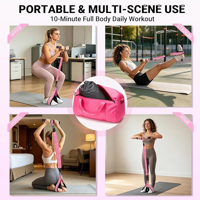 Pedal Resistance Bands with Handles, Adjustable Resistance Bands, Max 90Lbs