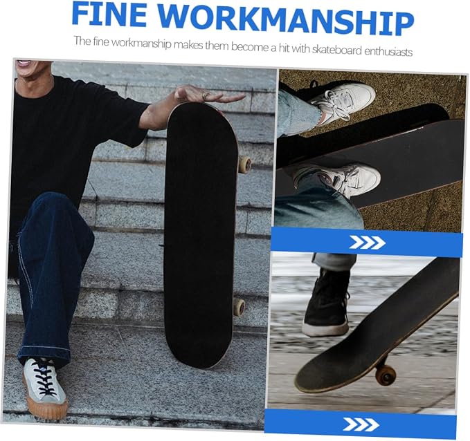 LIOOBO 5pcs Non-Slip Grip Tapes for Skateboards Adhesive Backing Easy to Apply