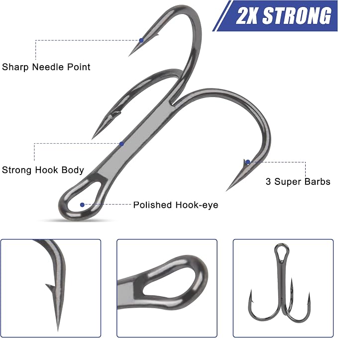 OROOTL Fishing Lure Making Kit, 166pcs DIY Fishing Lure Making Supplies Unpainted Fishing Baits Blanks Eyes Stickers Treble Hooks Make Your Own Fishing Lures