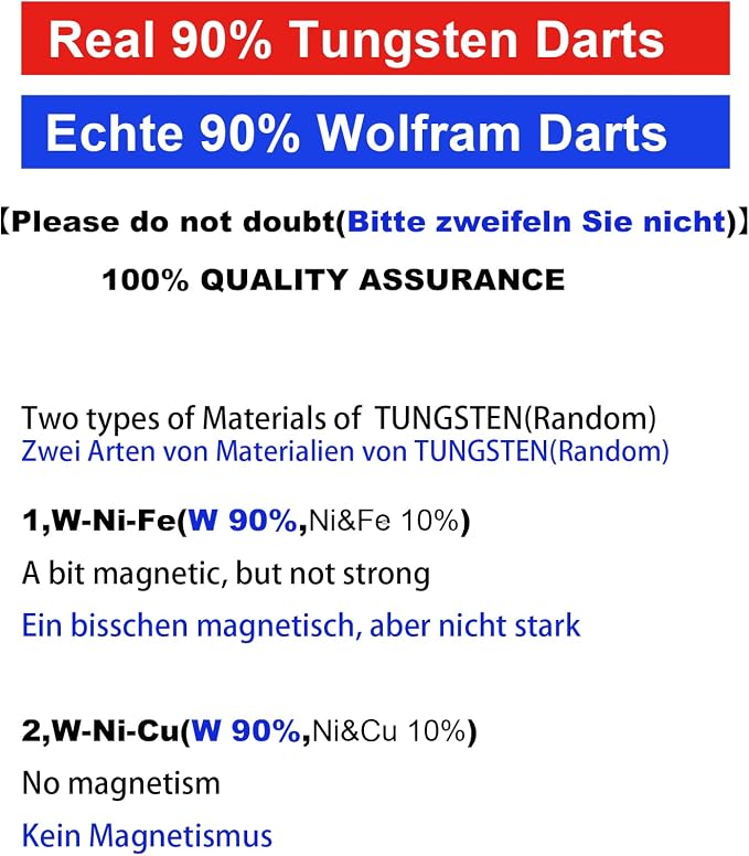 CyeeLife 21/23/26/28/30g Tungsten Steel Dart Barrels 90%