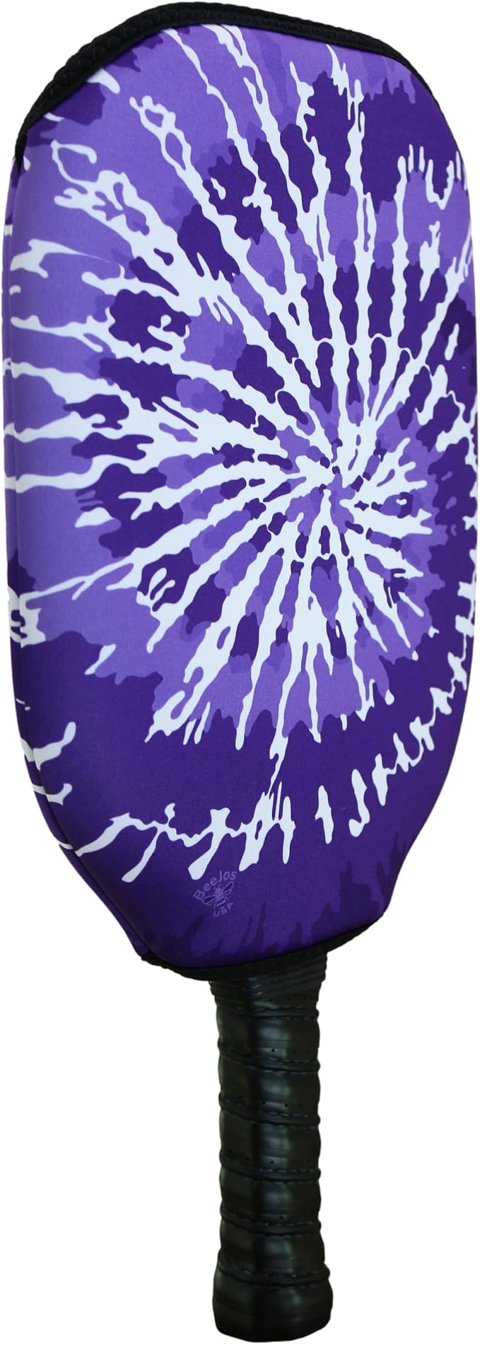 BeeJos Spirl Tie-Dye: Premium Slip-On Pickleball Paddle Cover-Fits Standard Size Paddles-Zipperless (Paddle not Included) Handmade in USA