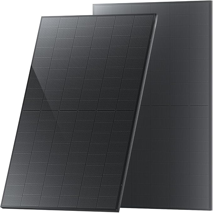 STAR 435 Watt Solar Panel, 435W 48V/24V Solar Panels with Frame-Less Design & Maintenance-Free, 25% High-Efficiency Monocrystalline, Reliable Power for RV, Marine, Roof, Home, and Off-Grid