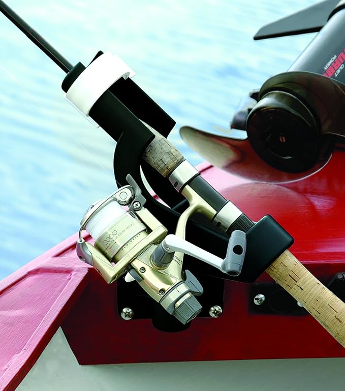Wise 6039 Twin Pack Rod Tenders with 2 Side Mount Brackets, Black