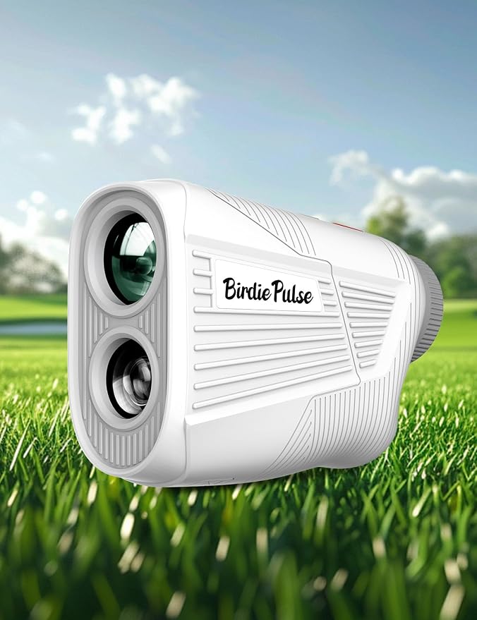 Golf Rangefinder with Slope & Magnet，1300 Yards Range Finder for Golf，Flag Locking Vibration，6-6.5X Magnification & HD LCD，Rechargeable Golf Range Finder