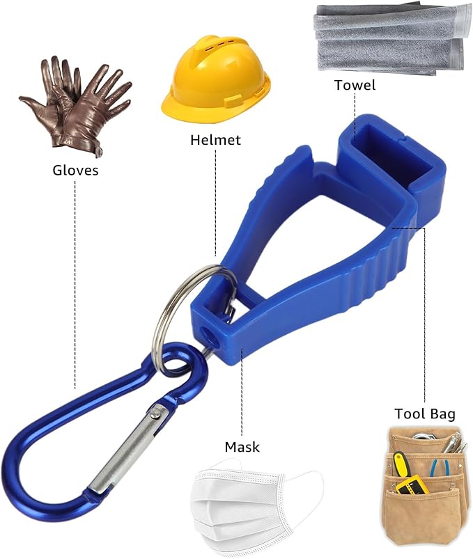 Glove Clips for Work Glove Holders, Glove Holder Clip Gloves Clip for Construction