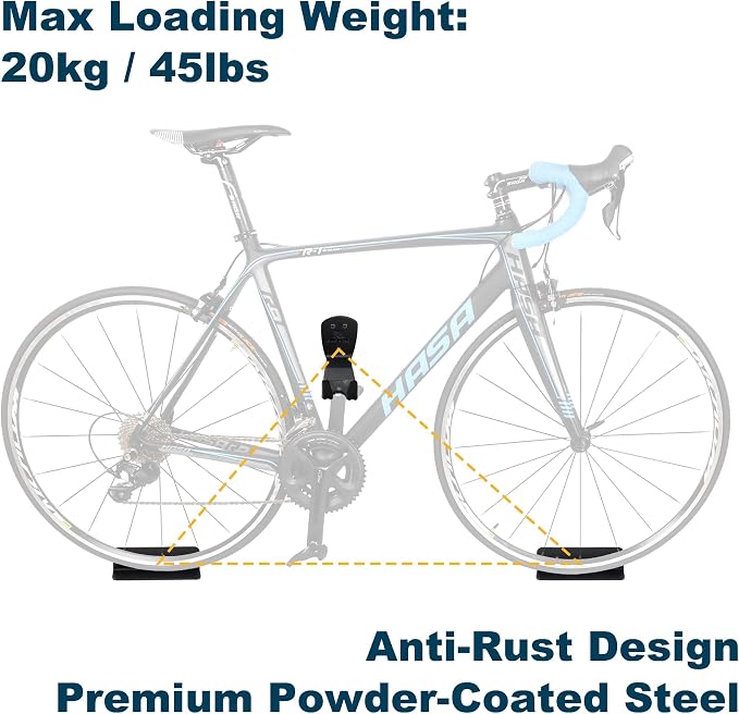 BikeHand Bike Bicycle Cycling Pedal Wall Mount Hangers - Heavy Duty Indoor Storage Stand Hook Rack - Store Your Road, Mountain or Hybrid Bikes in Garage or Home - 3 Pack