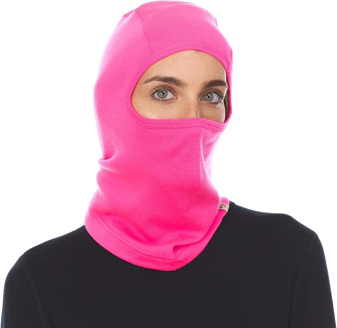 100% Merino Wool Balaclava - Winter Ski Mask - Face Mask - Cold Weather Gear