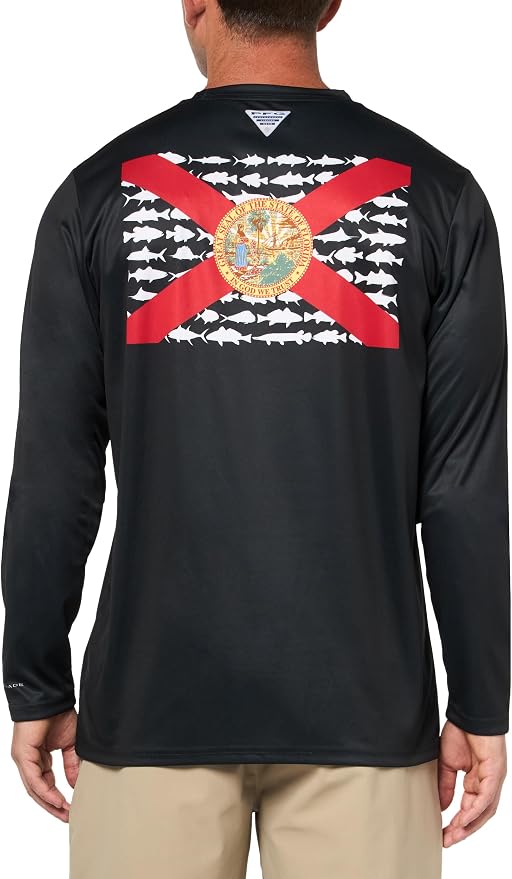 Columbia Terminal Tackle PFG Fish Flag Long Sleeve