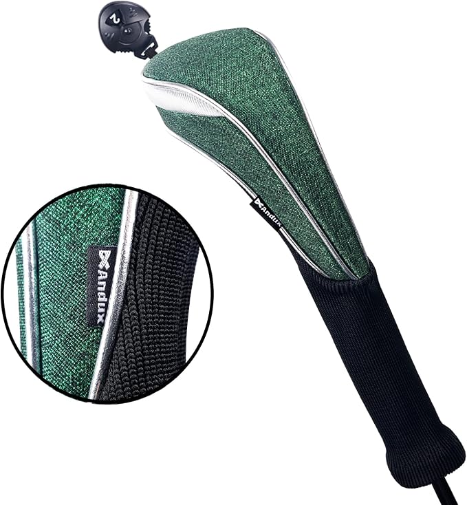 Andux 4 Pack Nylon Long Neck Golf Hybrid Club Head Covers with Dial No. Tag CTMT-03