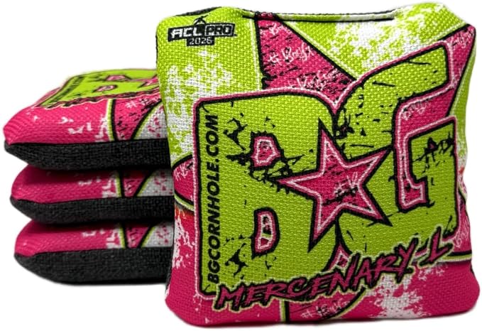 BG Cornhole Mercenary-L Bags | Exclusive to Amazon | Set of 4 Bags