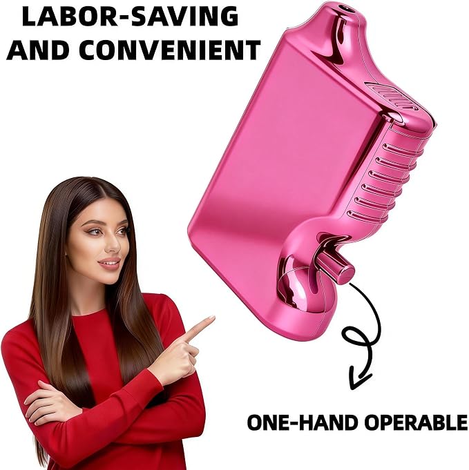 One-Button Powder Dispenser | Leak-Proof & Lightweight | Electroplated Pink Spice Shaker for Travel – Pretty in Pink