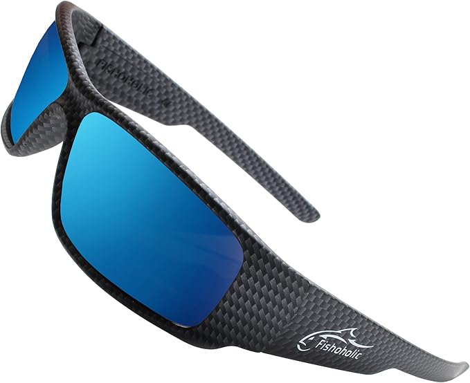 Fishoholic Polarized Fishing Sunglasses UV400 (14 Options) Fishing Gift with Hard Case & Pouch