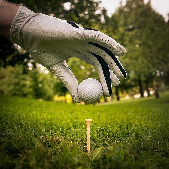 1000 Pcs Per Pack Natural Bamboo Golf Tees. 2.75 Inch (7cm) Length Stronger Than Wood No Side Spin Friction. PGA Approved for Professional Player's Tournament or Beginner's Trainning.