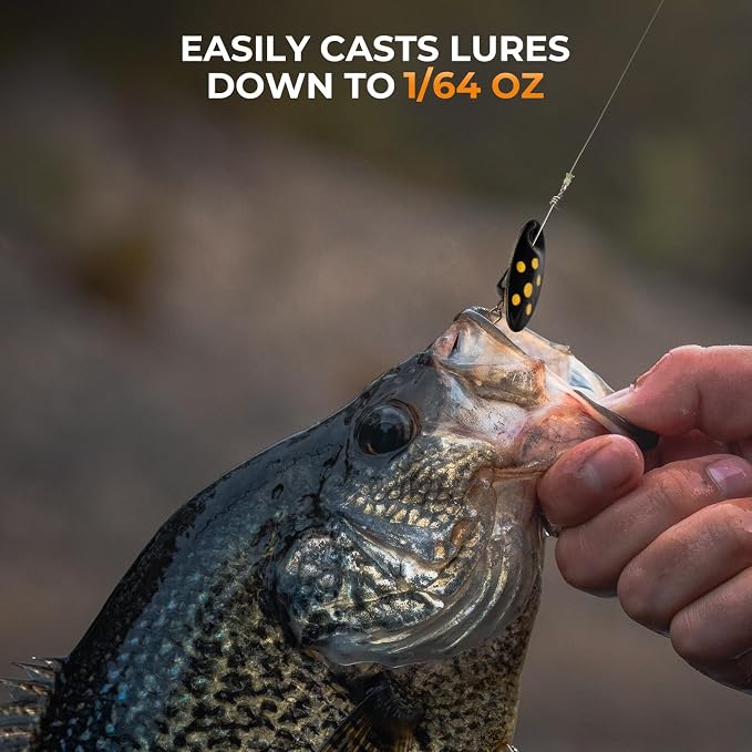 KastKing Zephyr Finesse Fishing Rods | IM6 Graphite, Extra Twin-Tip, 3pc Travel Design, Ultra-Light Lure Casting, Stainless Steel Guides with Zirconium Rings