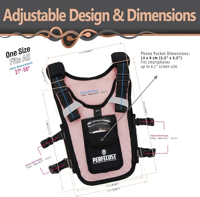 Running Hydration Vest with POV Camera Phone Pocket — Includes 1.5L Water Bladder — Zero-Bounce Stability, Adjustable Straps — Lightweight Reflective Hiking Backpack for Women & Men